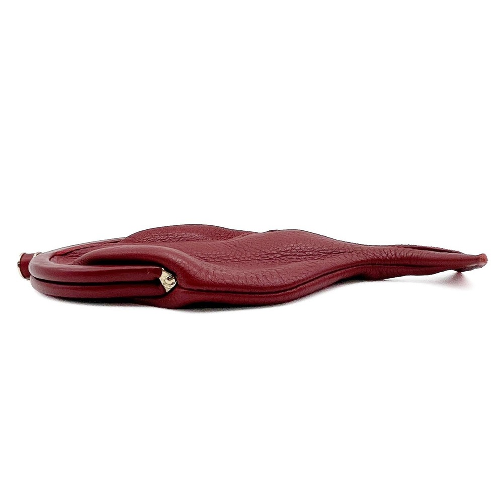 BOTTEGA VENETA coin purse/wallet, leather, red, for men and women. - Picture 10 of 12